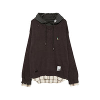 Maison Mihara Yasuhiro Maison Mihara Yasuhiro Grey Sweaters & Knitwear - Hoodies Men