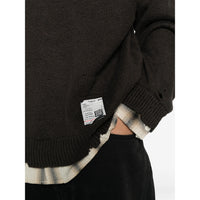 Maison Mihara Yasuhiro Maison Mihara Yasuhiro Grey Sweaters & Knitwear - Hoodies Men