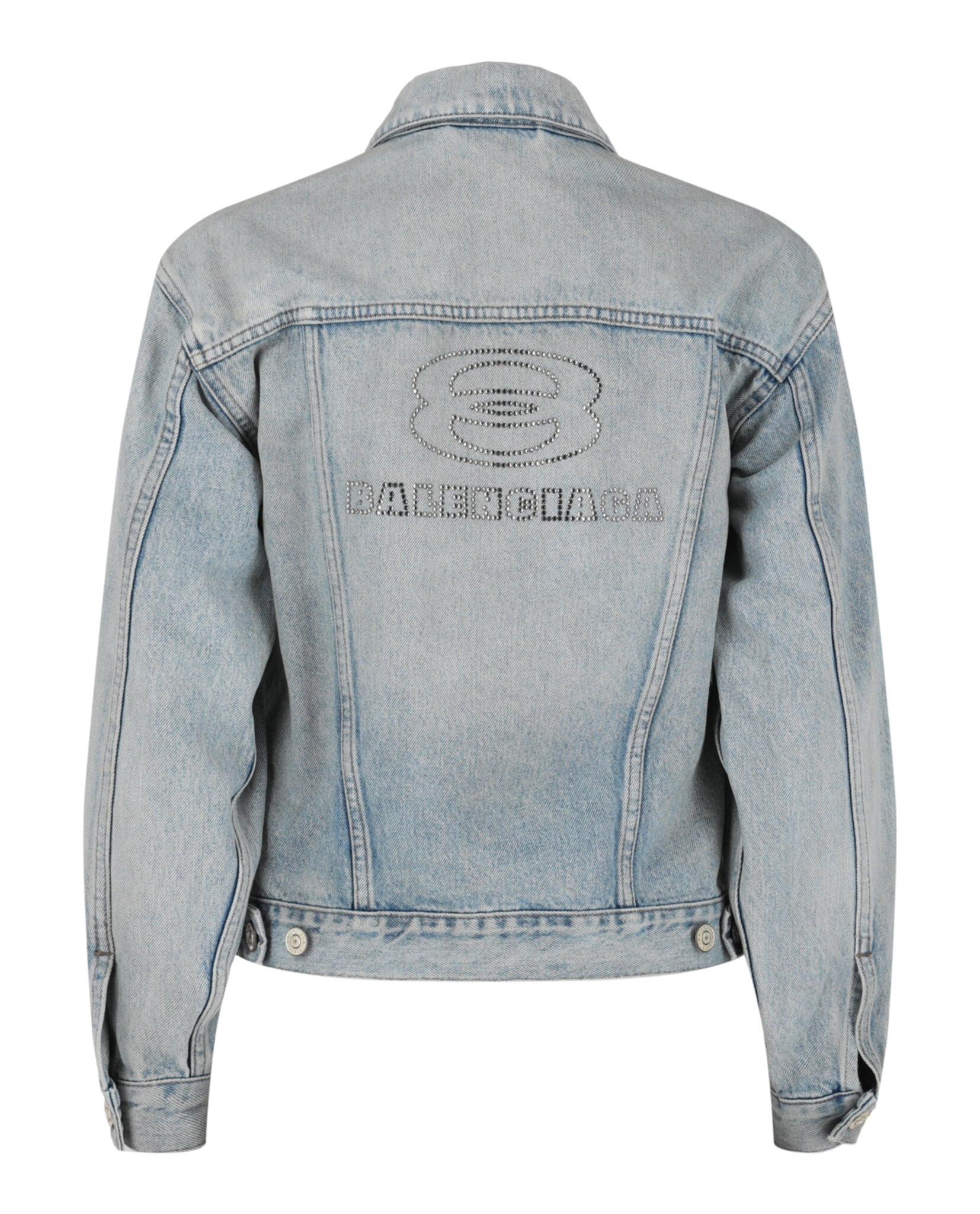 Balenciaga Balenciaga Womens Shrunken Denim Jacket