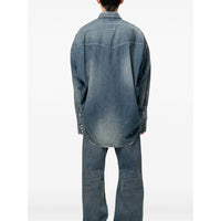 Maison Mihara Yasuhiro Blue Shirts Men