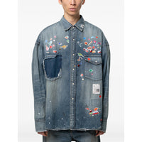 Maison Mihara Yasuhiro Blue Shirts Men