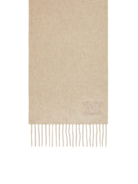 Max Mara Max Mara Women Cashmere Stole With Monogram Embroidery