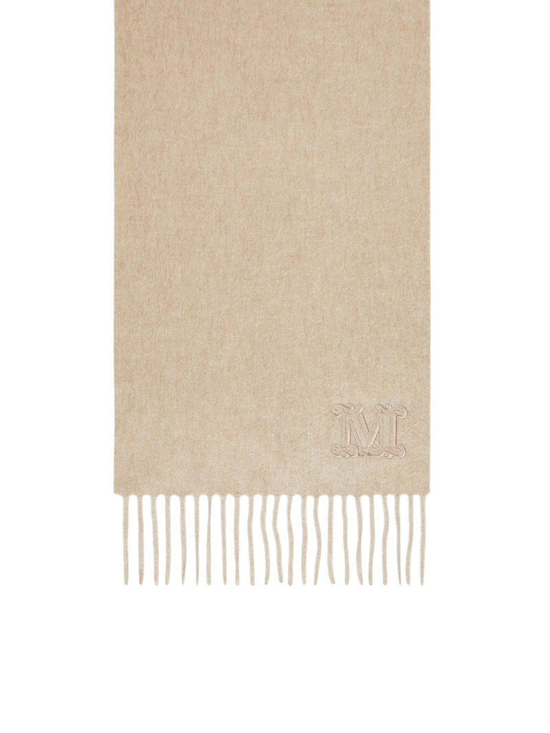 Max Mara Max Mara Women Cashmere Stole With Monogram Embroidery