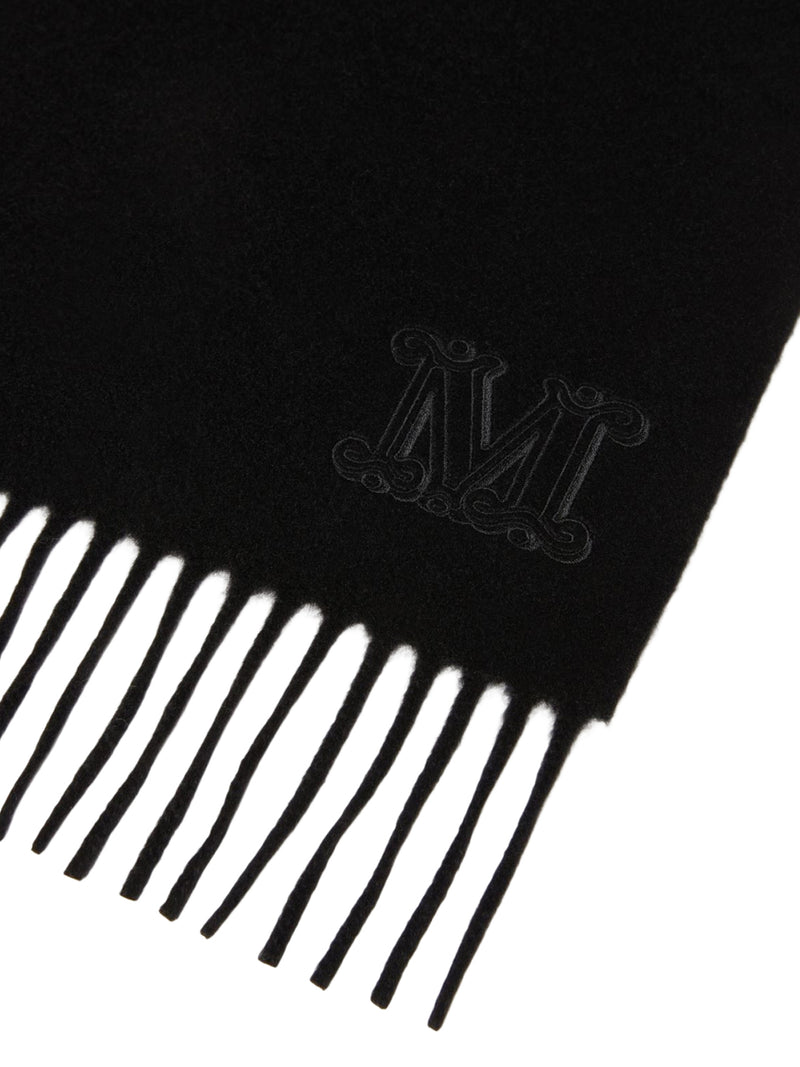 Max Mara Max Mara Women Cashmere Stole With Monogram Embroidery
