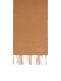 Max Mara Women Cashmere Stole With Monogram Embroidery