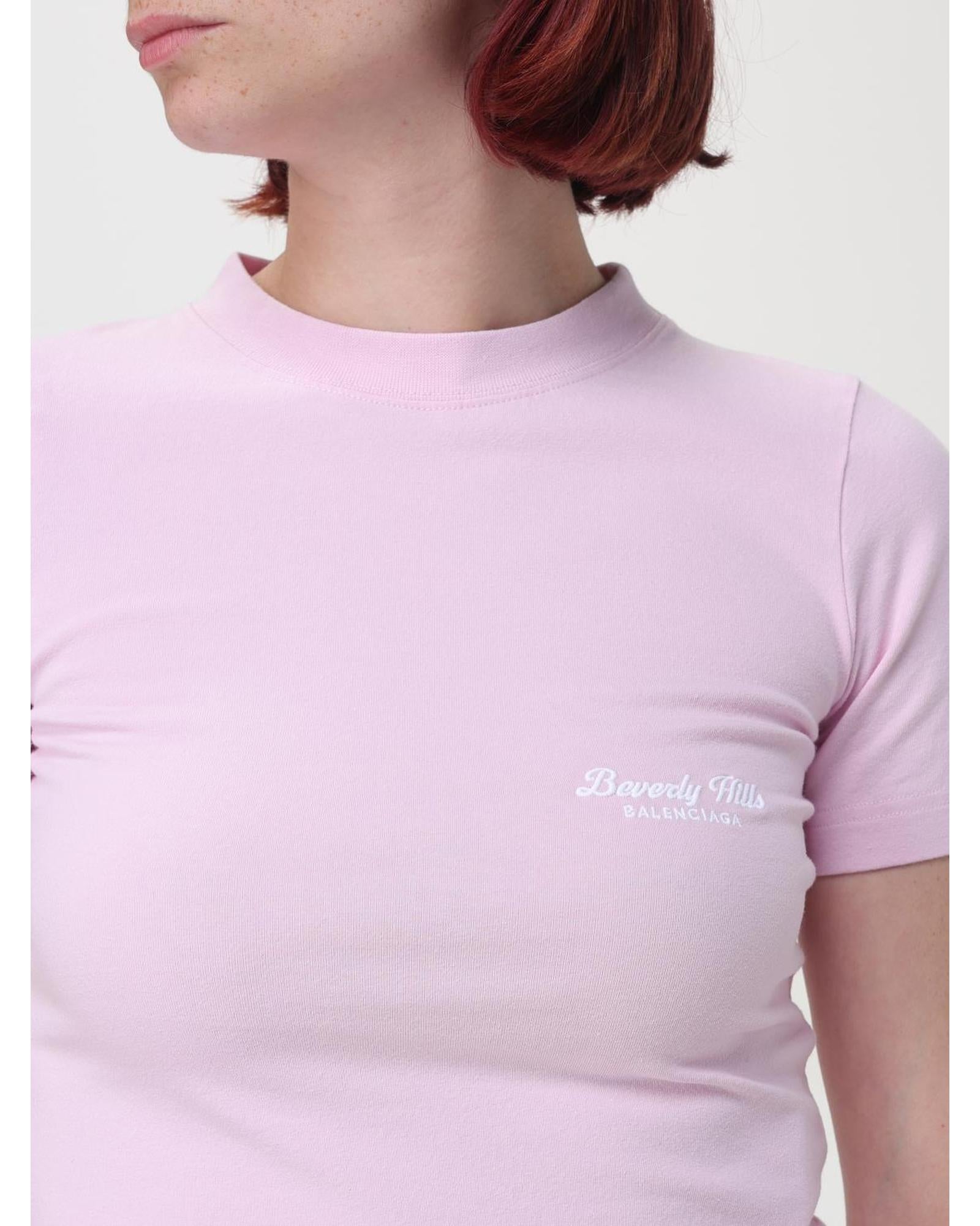 Balenciaga Beverly Hills Tee Women Pink T-Shirts – Bluefly