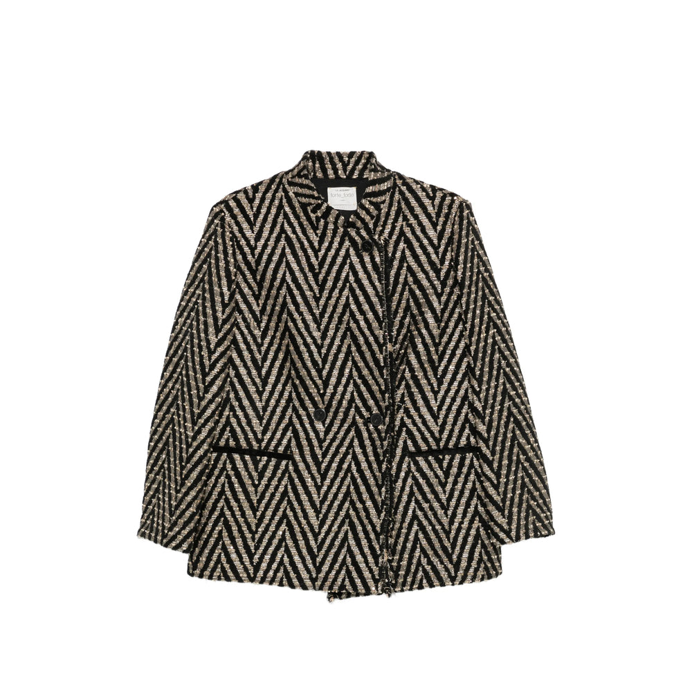 Forte Forte Forte Forte Black Coats - Double Breasted & Peacoats Women