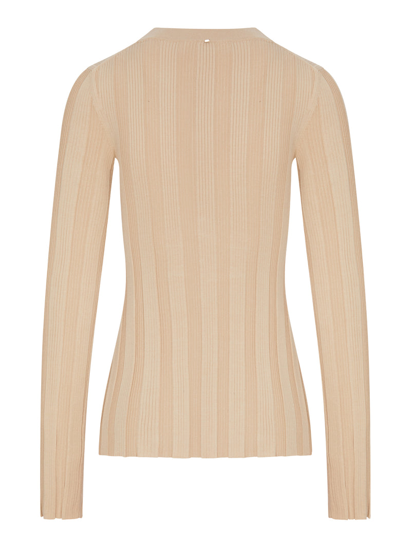 Sportmax Women Slim Ribbed Viscose Cardigan