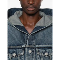 Alaïa Alaïa Blue Jackets - Denim Jackets Women