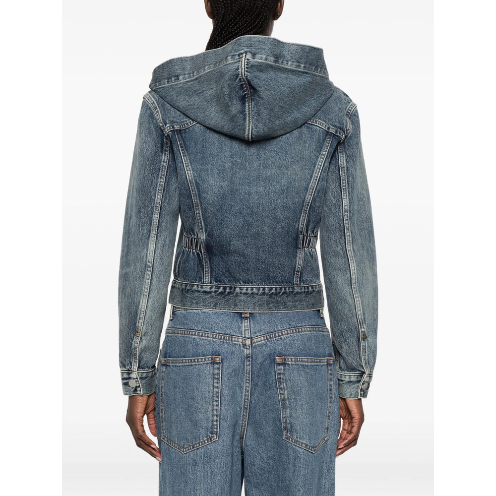 Alaïa Alaïa Blue Jackets - Denim Jackets Women