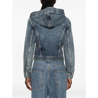 Alaïa Alaïa Blue Jackets - Denim Jackets Women