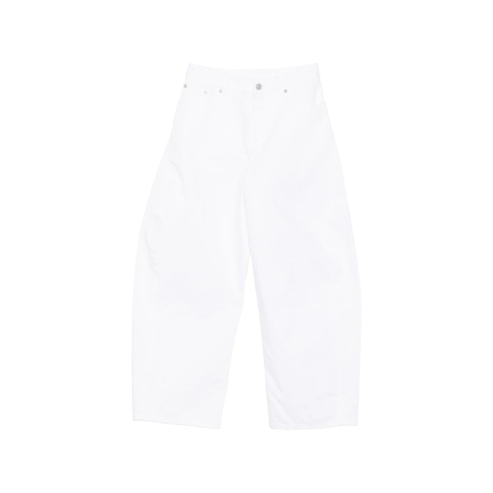 Alaïa Alaïa White Denim - Wide-Leg Jeans Women