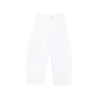 Alaïa Alaïa White Denim - Wide-Leg Jeans Women