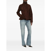 Alaïa Alaïa Blue Denim - Straight-Leg Jeans Women