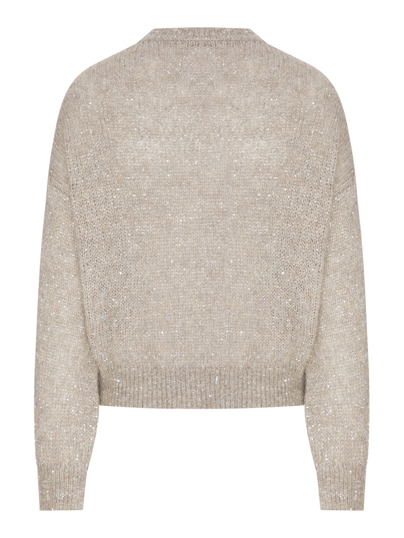 Brunello Cucinelli Brunello Cucinelli Women Lurex Yarn Sweater With Sequins