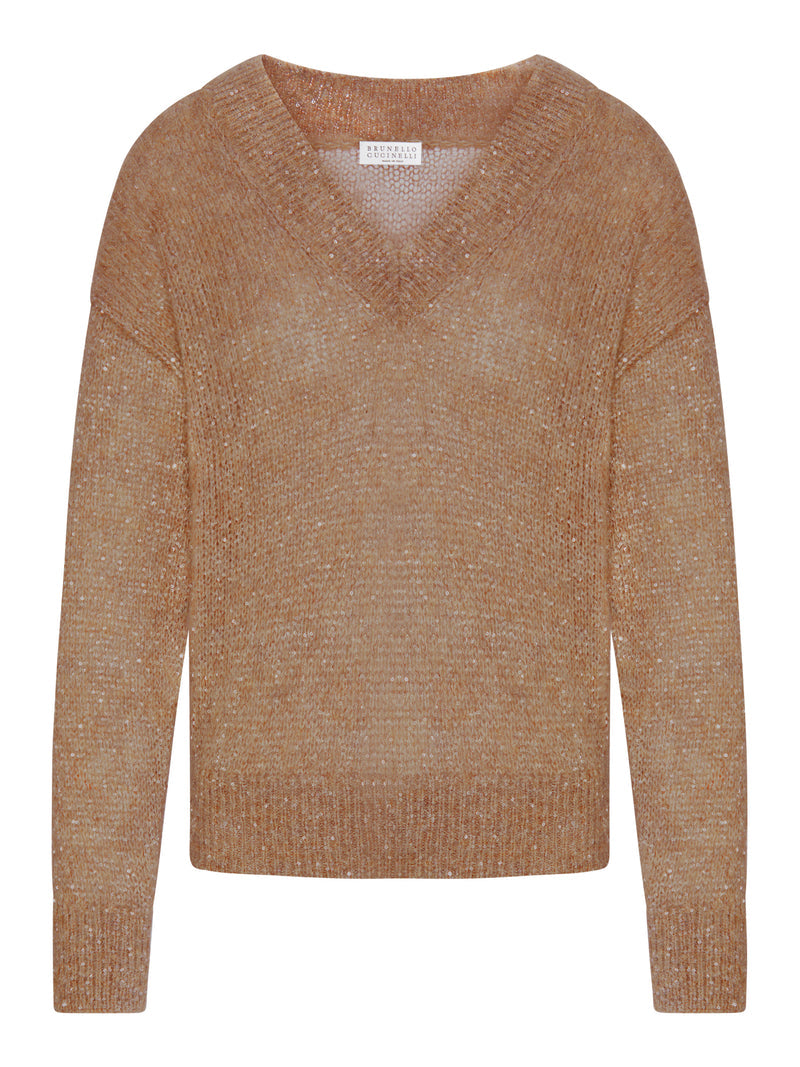 Brunello Cucinelli Brunello Cucinelli Women Dazzling English Half Rib Cotton Sweater