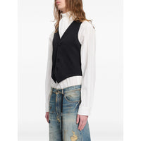 Ann Demeulemeester Black Jackets - Waistcoats & Gilets Men