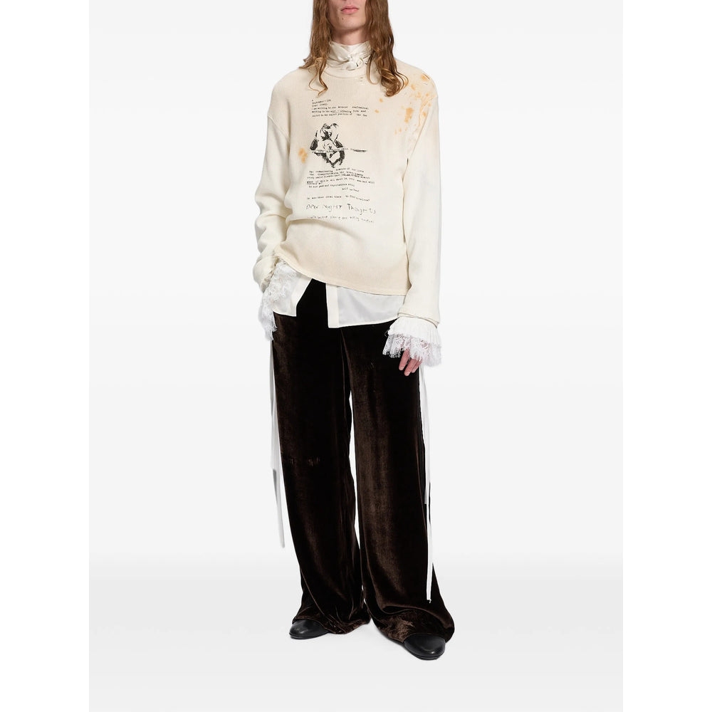 Ann Demeulemeester Neutrals T-Shirts & Vests - T-Shirts Men