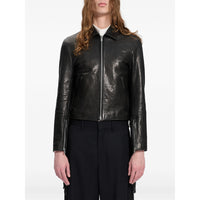 Ann Demeulemeester Black Jackets - Leather Jackets Men