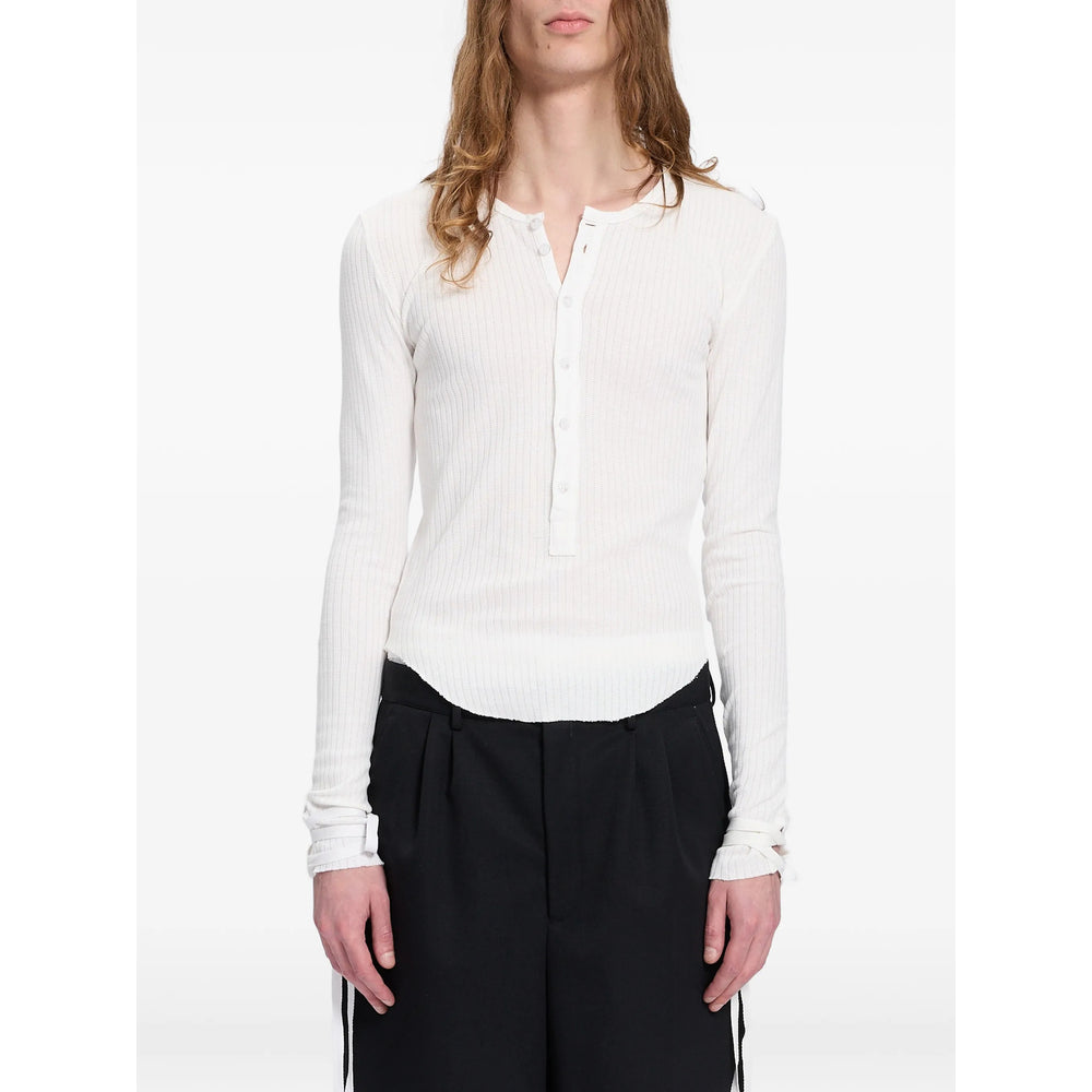 Ann Demeulemeester Ann Demeulemeester White T-Shirts & Vests - T-Shirts Men