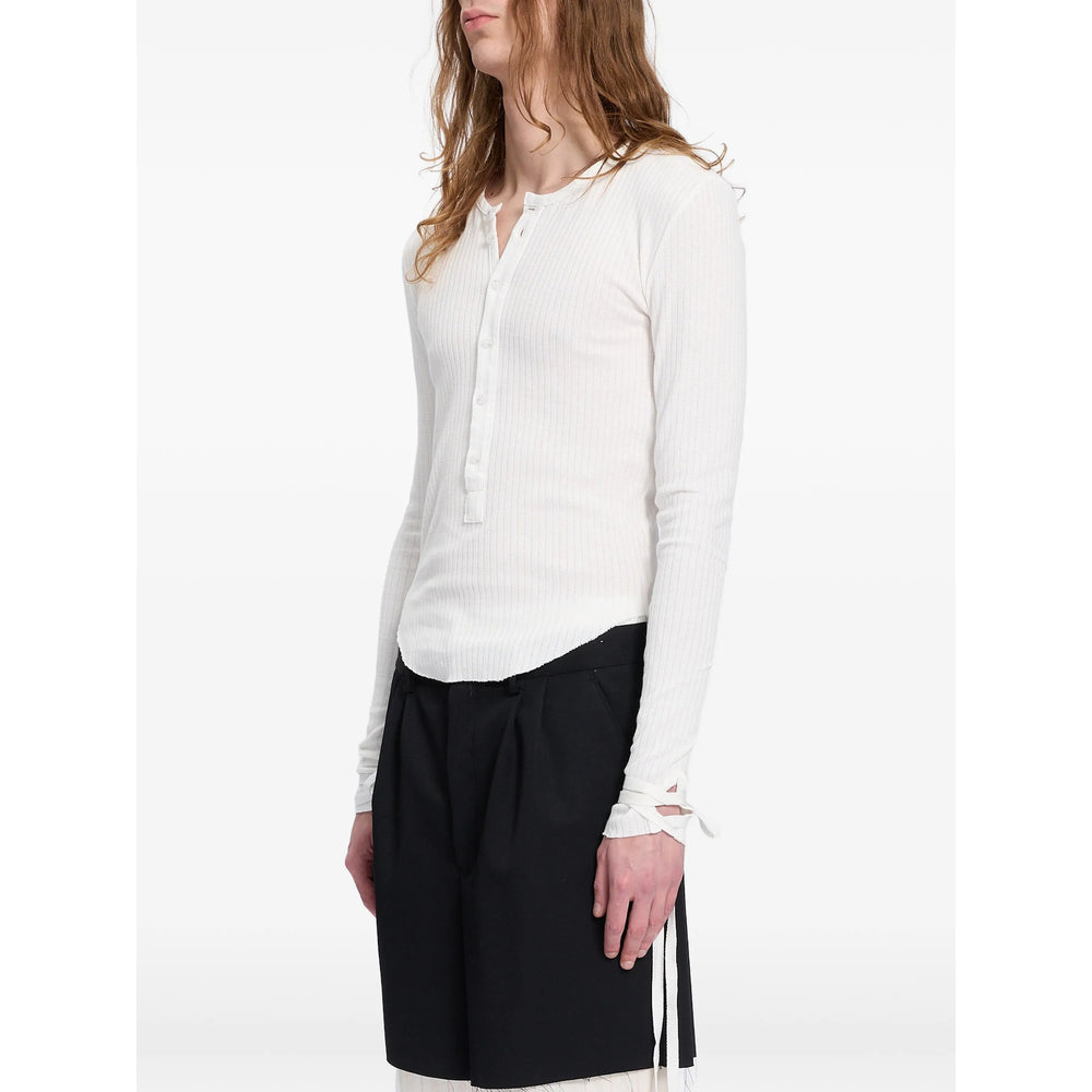 Ann Demeulemeester Ann Demeulemeester White T-Shirts & Vests - T-Shirts Men