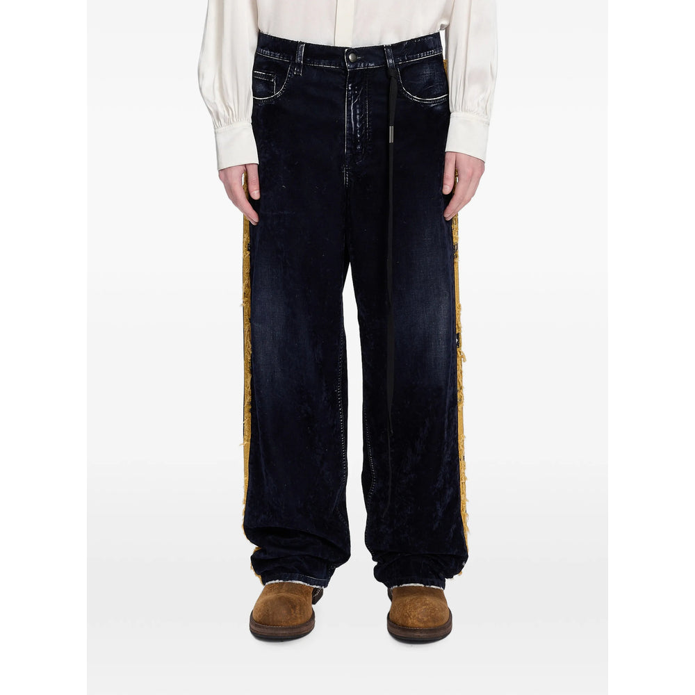 Ann Demeulemeester Ann Demeulemeester Blue Denim - Wide-Leg Jeans Men