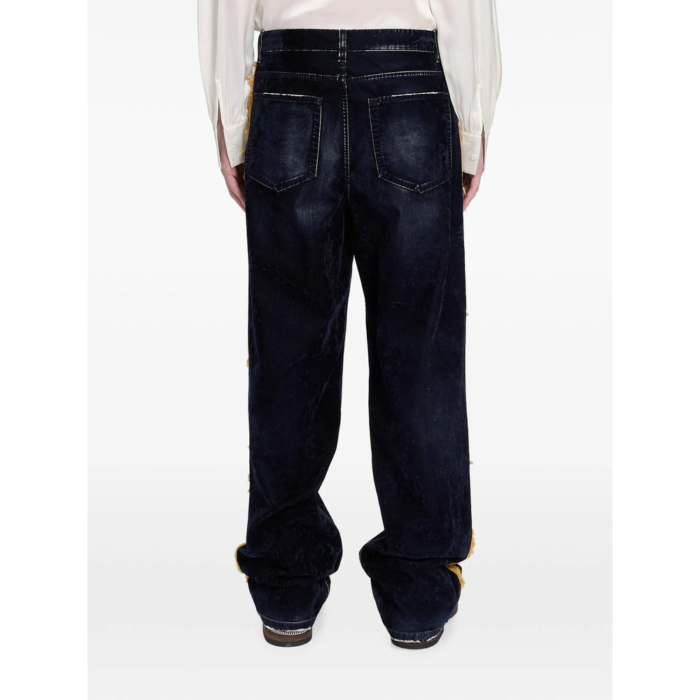 Ann Demeulemeester Ann Demeulemeester Blue Denim - Wide-Leg Jeans Men