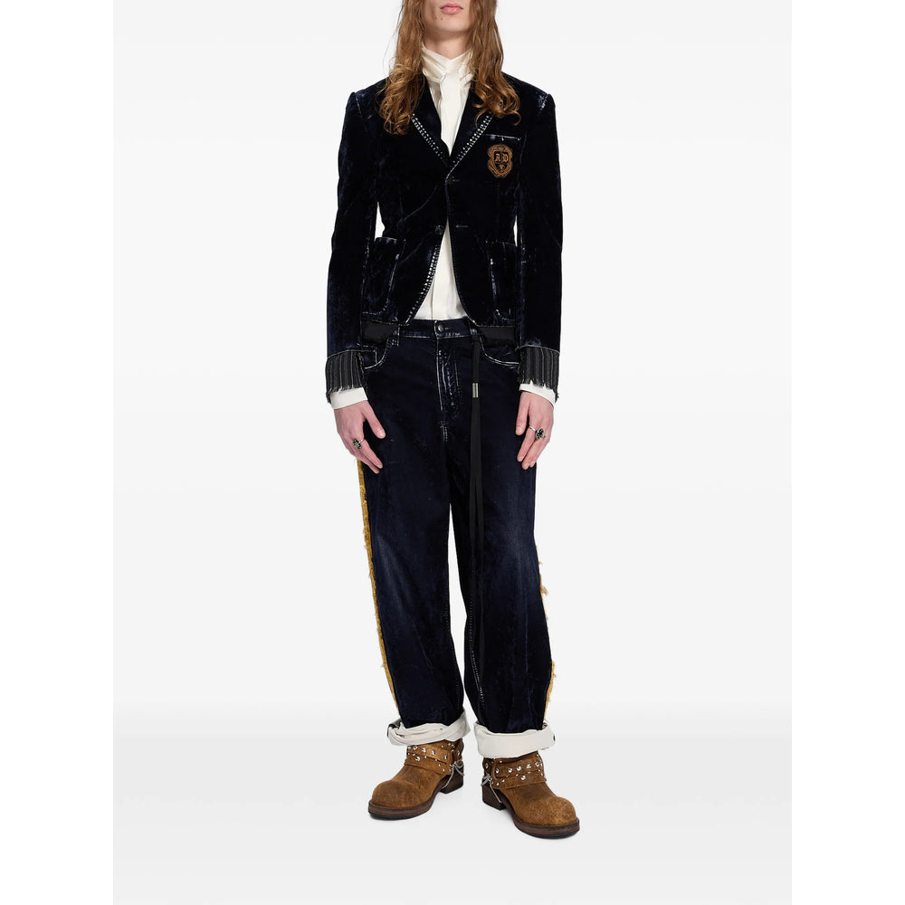 Ann Demeulemeester Ann Demeulemeester Blue Denim - Wide-Leg Jeans Men