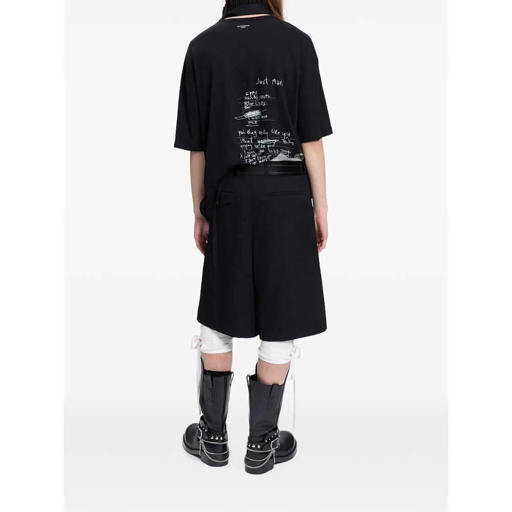 Ann Demeulemeester Black T-Shirts & Vests - T-Shirts Men