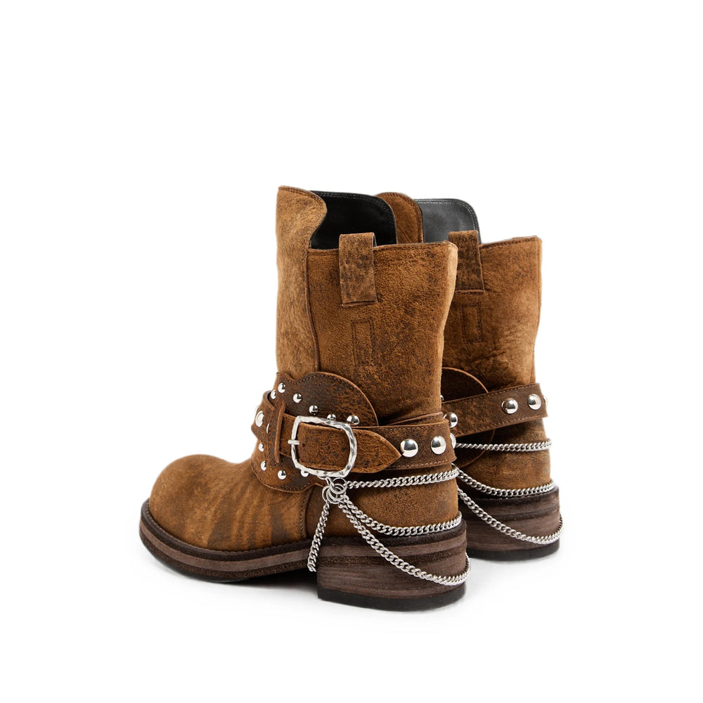 Ann Demeulemeester Brown Trainers Men