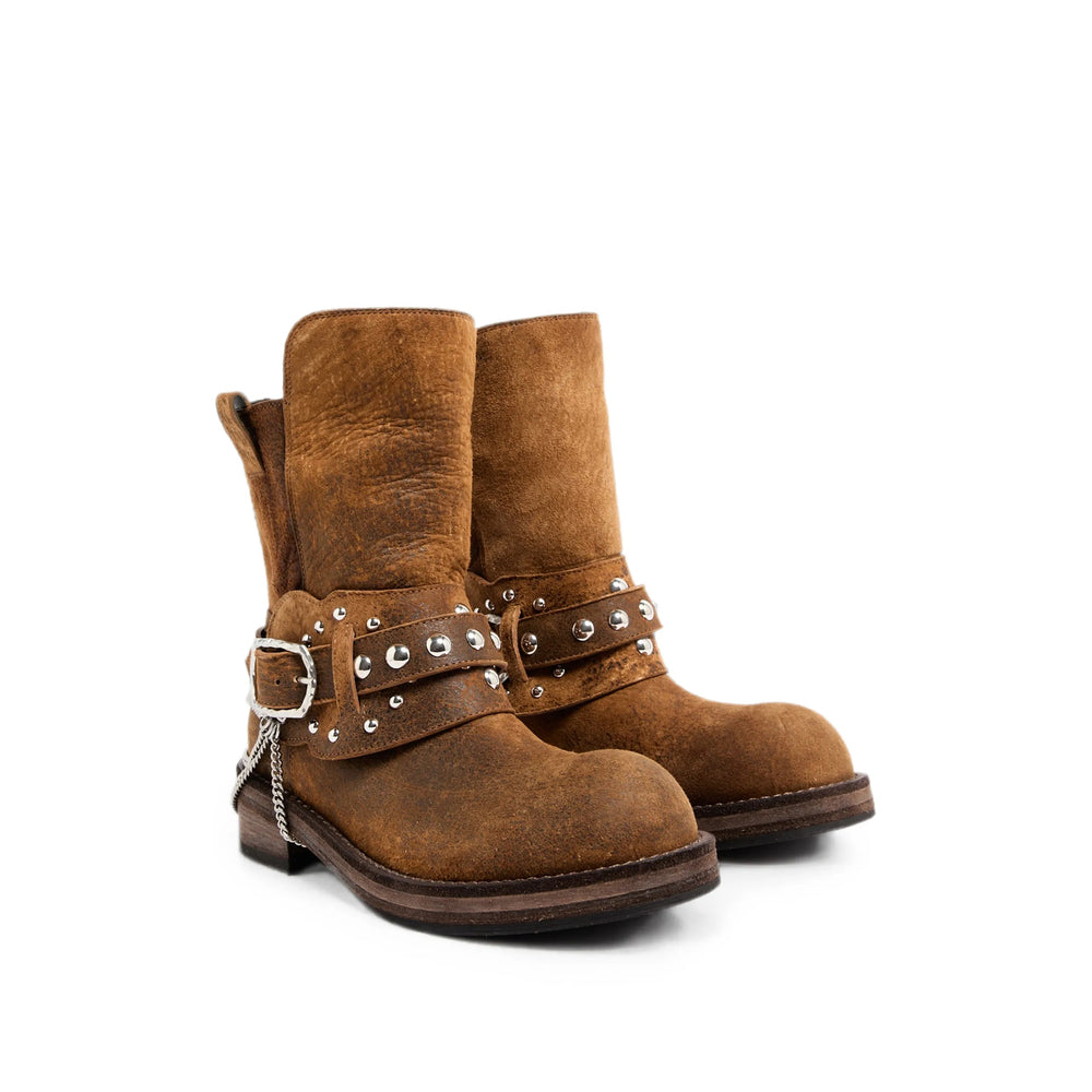 Ann Demeulemeester Brown Trainers Men