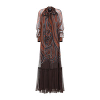 Etro Silk Long Dress Women