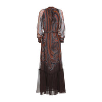 Etro Silk Long Dress Women