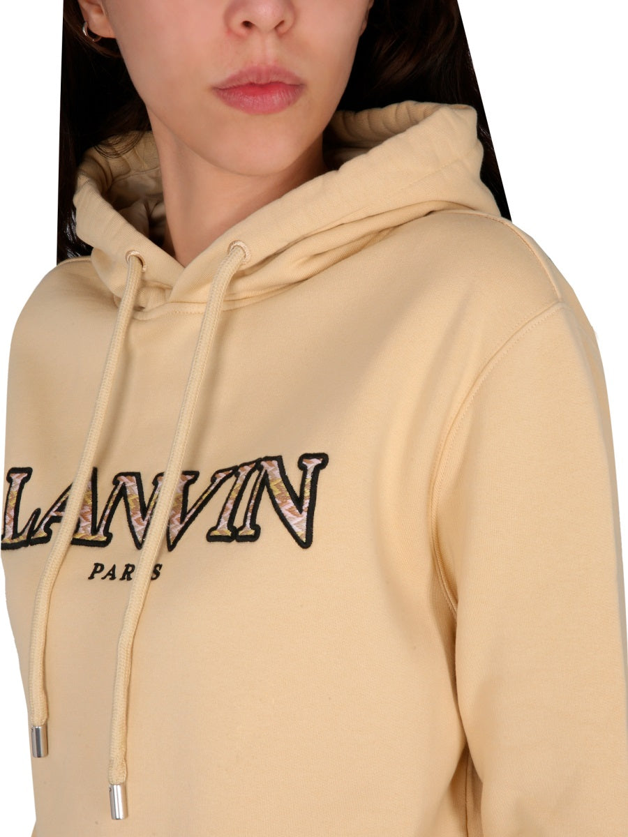 Lanvin Women Sweatshirt With Logo Embroidery