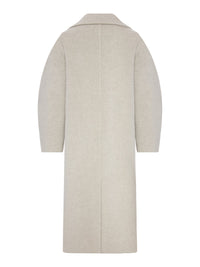 Brunello Cucinelli Women Long Double-Breasted Wool And Cashmere Coat