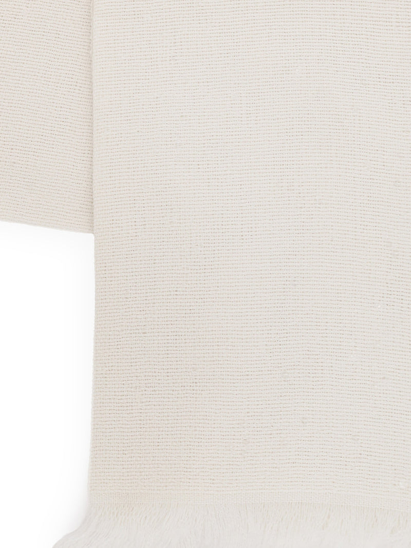 Brunello Cucinelli Women Cashmere And Silk Scarf With Sequins