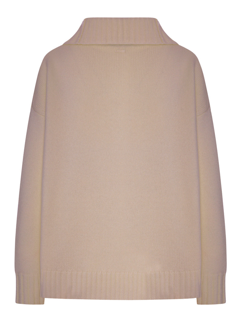 Max Mara Max Mara Women High Neck Sweater In Cashmere Yarn