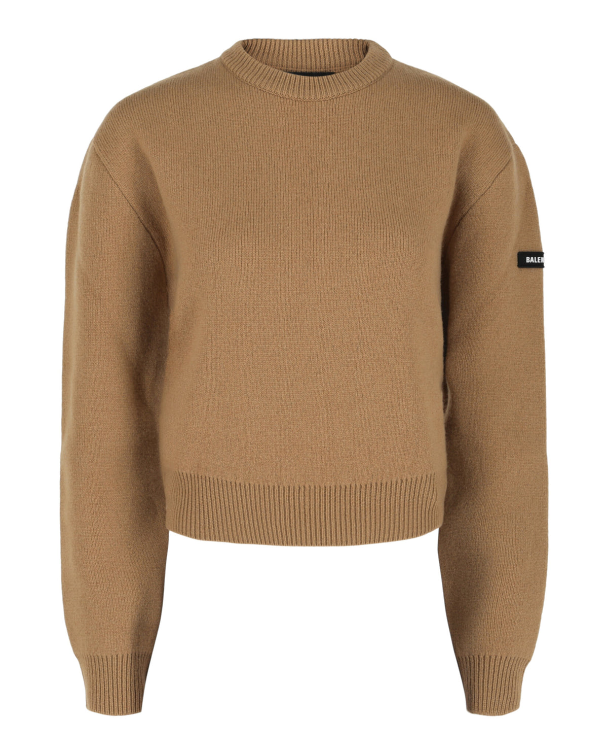Balenciaga Balenciaga Womens Cropped Wool Sweater