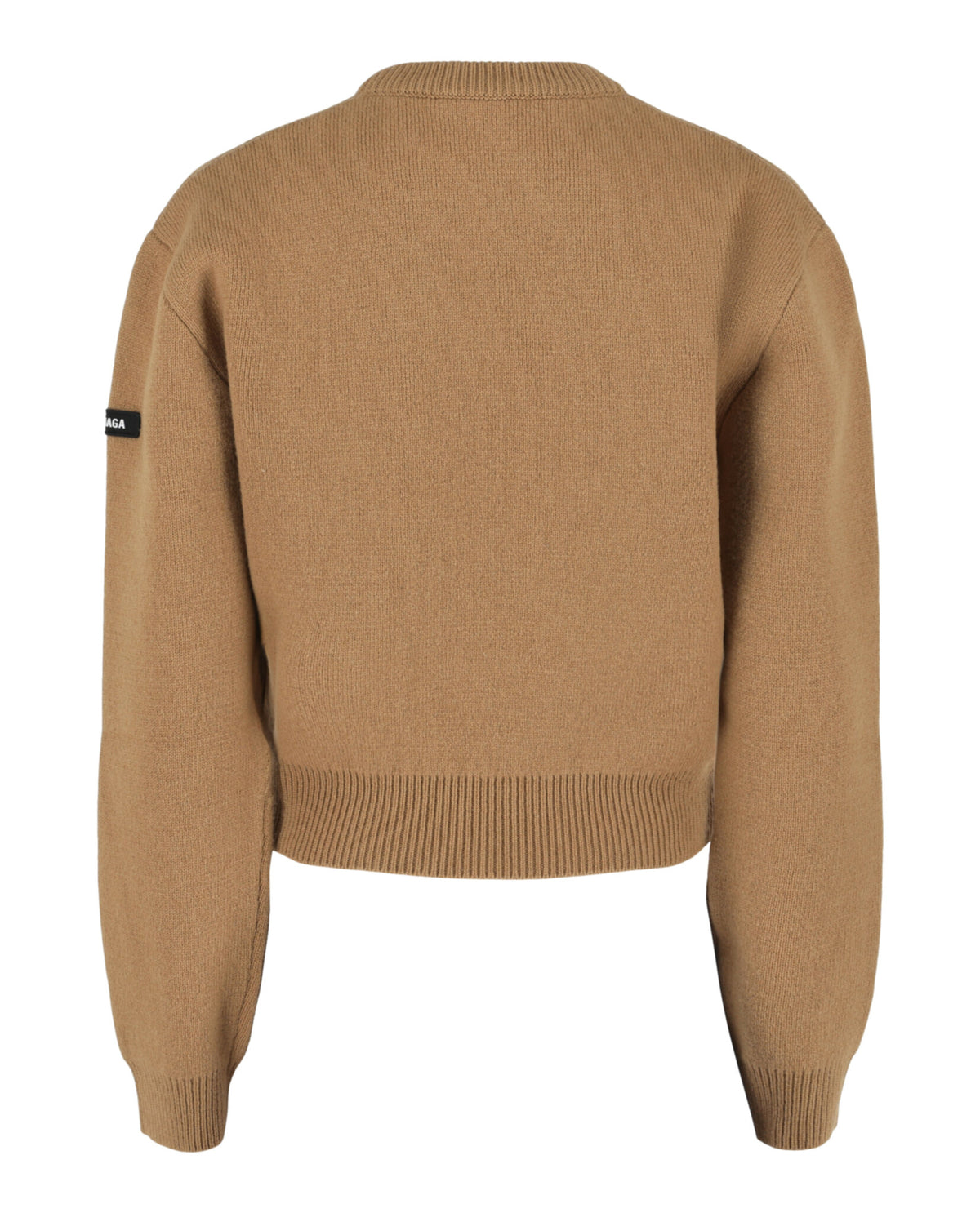 Balenciaga Balenciaga Womens Cropped Wool Sweater