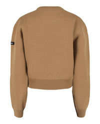 Balenciaga Balenciaga Womens Cropped Wool Sweater