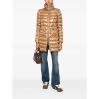 Herno Herno Brown Coats - Single Breasted Coats Women