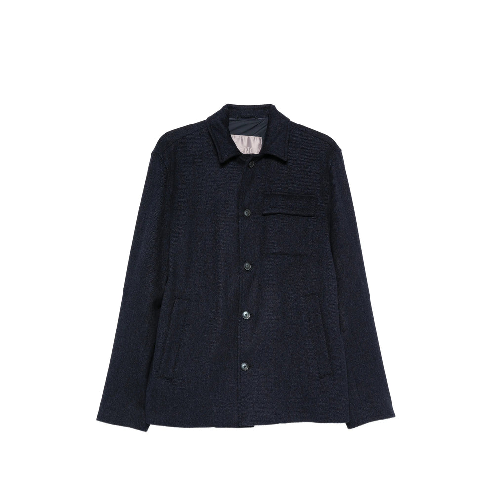 Herno Herno Blue Jackets - Shirt Jackets Men