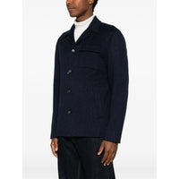 Herno Herno Blue Jackets - Shirt Jackets Men