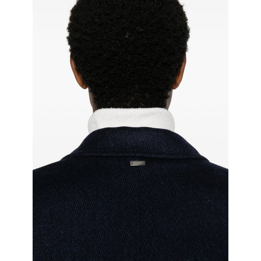 Herno Herno Blue Jackets - Shirt Jackets Men