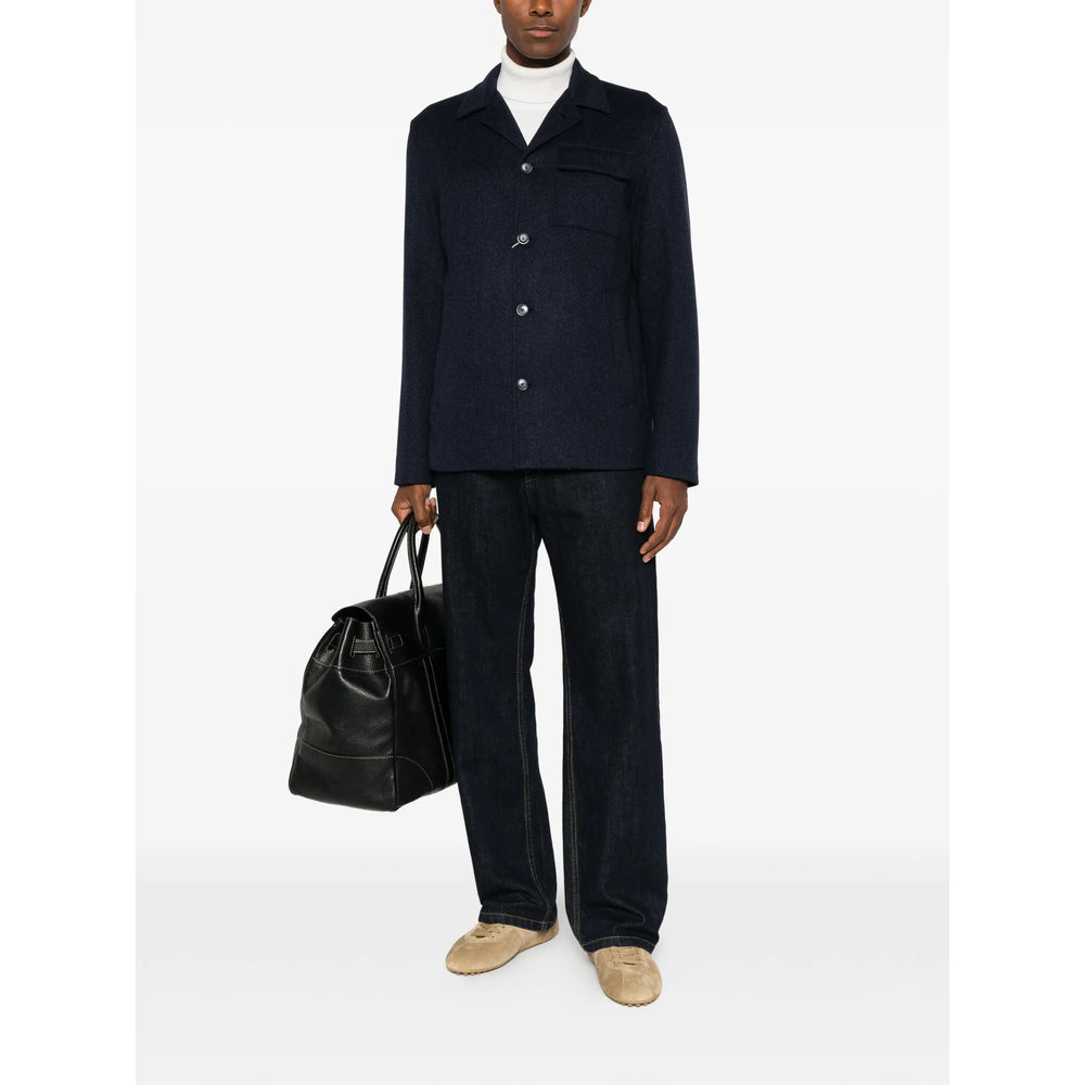 Herno Herno Blue Jackets - Shirt Jackets Men