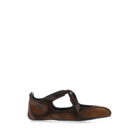 The Attico Brown Ballet Flats Women