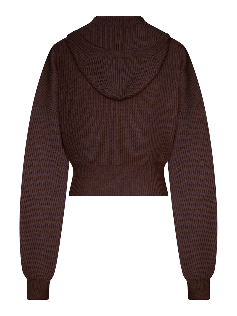 Sportmax Sportmax Women Ribbed Wool Cardigan With Wide Collar