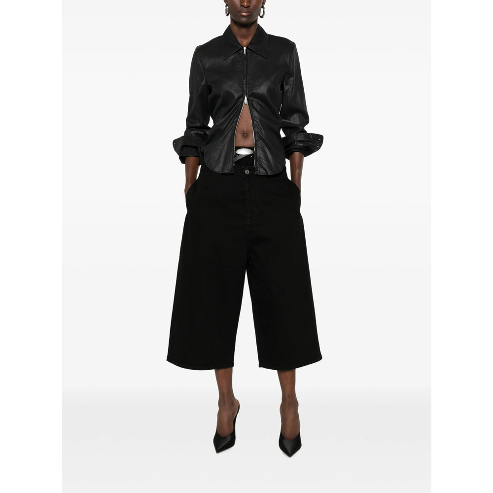 The Attico The Attico Black Denim - Cropped Jeans Women