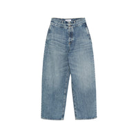 The Attico The Attico Blue Denim - Wide-Leg Jeans Women