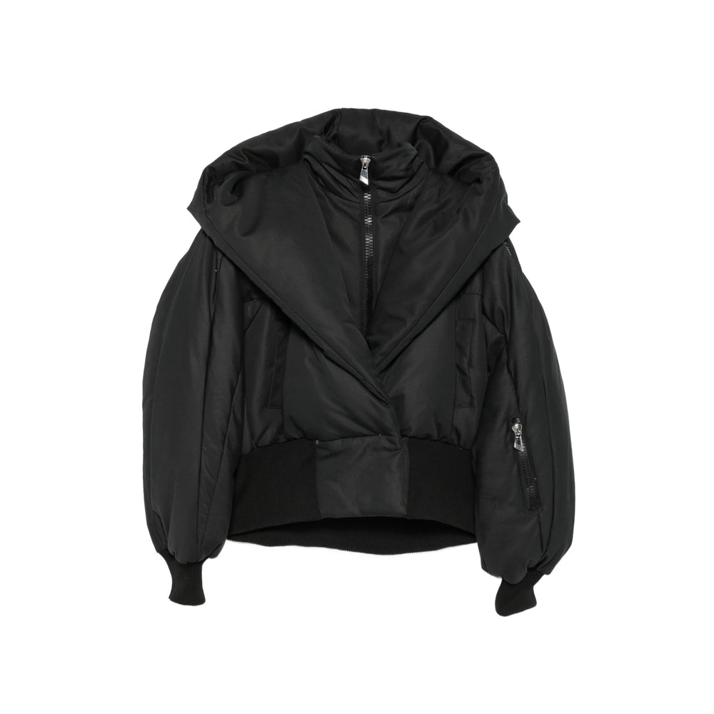 The Attico Black Jackets - Puffer Jackets Women